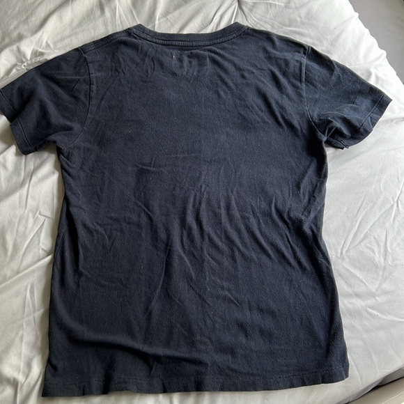 Aeropostale Women Tee Shirt Short Sleeve Phys Ed Dept Medium Vintage Y2K Navy - Picture 4 of 8